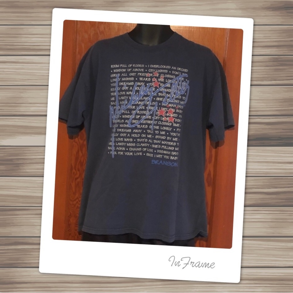 Mickey Gilley Branson Tour Shirt